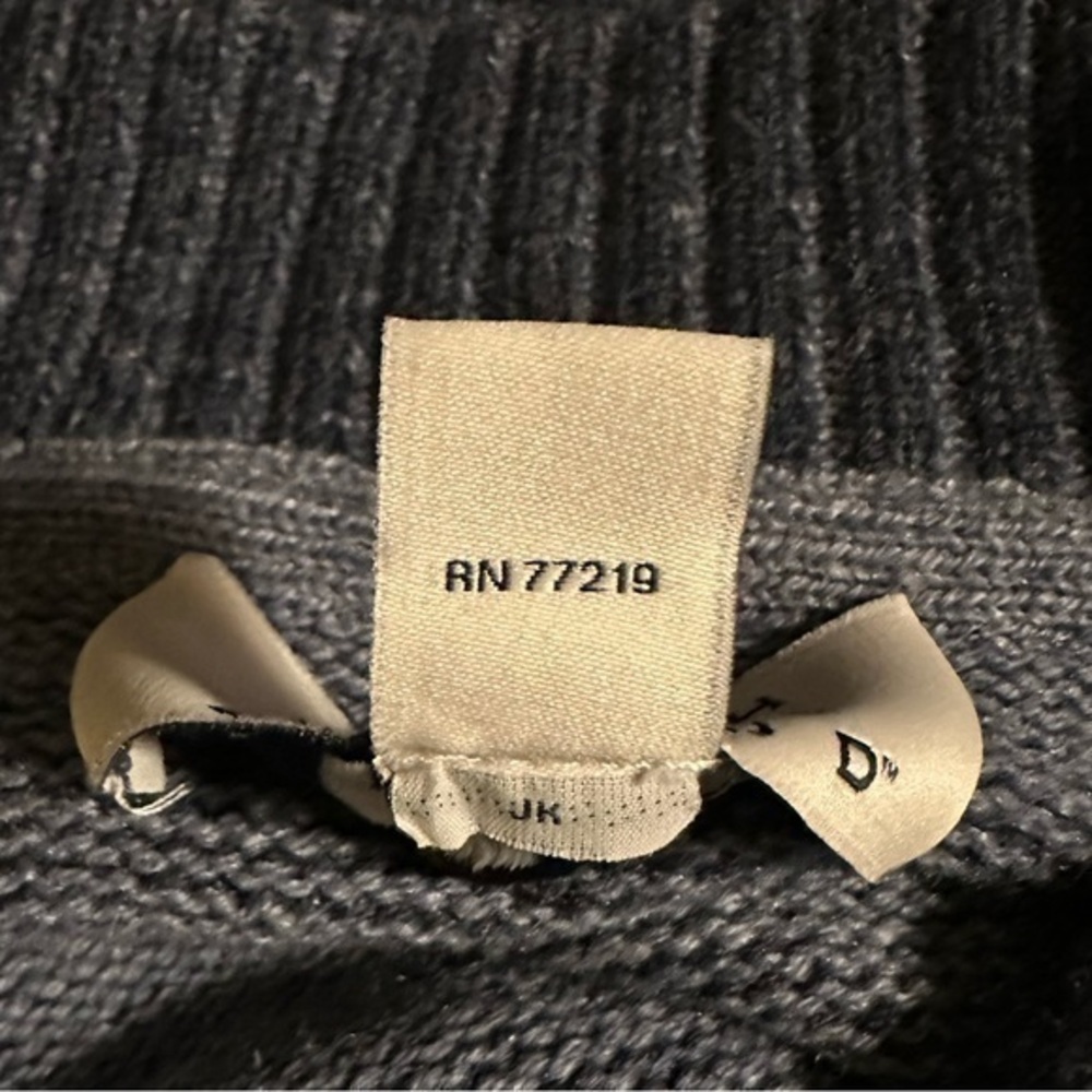 Joseph Abboud Men’s Heritage Shawl Collar Wool Sweater (Blue) (NWOT) - Picture 7 of 9